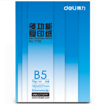 得力（deli）莱茵河1包装70gB5复印纸 500张/包 _http://www.chuangxinoa.com/img/images/C201903/1553061970122.png