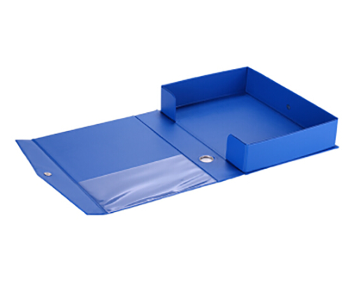 齐心 办公磁扣式PVC档案盒 A4 文件盒 办公档案盒 灰色 A1297 55mm _http://www.chuangxinoa.com/img/images/C201905/1557809927876.png