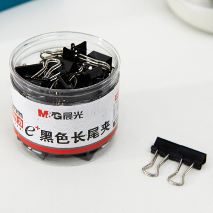 晨光Eplus黑色长尾夹15mm（筒装）ABS92737_http://www.chuangxinoa.com/img/images/C201908/1565056501641.png