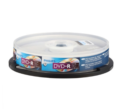 飞利浦（PHILIPS）DVD-R 空白光盘/刻录盘 16速 4.7G 桶装10片_http://www.chuangxinoa.com/img/images/C201910/1572322141802.png