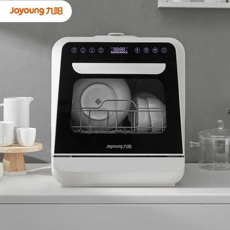 九阳（Joyoung）洗碗机家用免安装台式商用嵌入式刷碗机 智能烘干高温除菌果蔬洗 6-8套X1