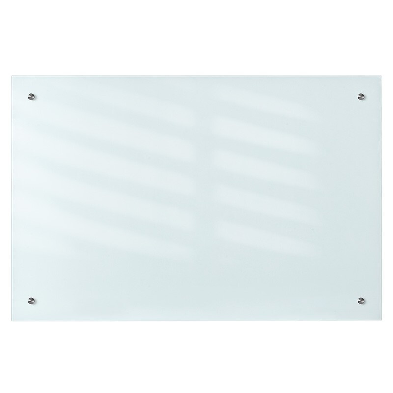 乐图(LOTOO)挂式白板100*150cm悬挂式磁性钢化玻璃白板办公会议写字板黑板
