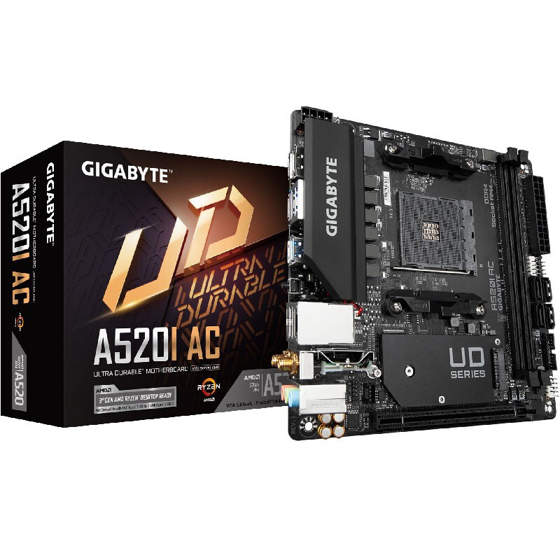 技嘉（GIGABYTE）A520I AC 主板 支持3200G/3500X/3600（AMD A520/ Socket AM4）_http://www.chuangxinoa.com/img/images/C202010/1603792250842.jpg