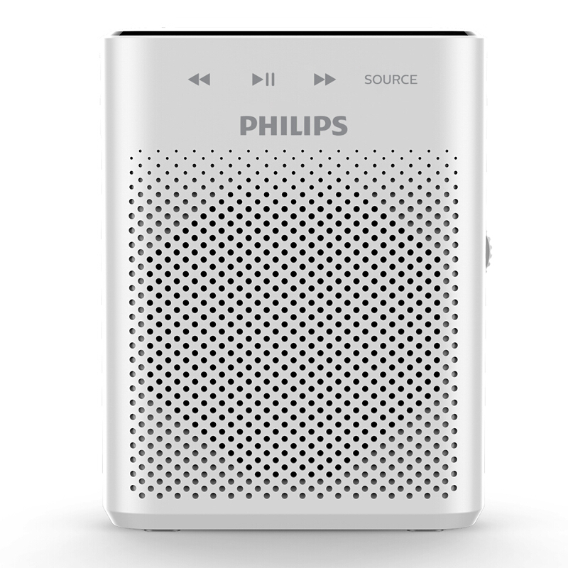 飞利浦（PHILIPS）SBM230 无线便携式小蜜蜂扩音器 UHF麦克风 智能消噪喇叭 教师导游培训讲师 播放器 白色_http://www.chuangxinoa.com/img/images/C202011/1604374891682.jpg