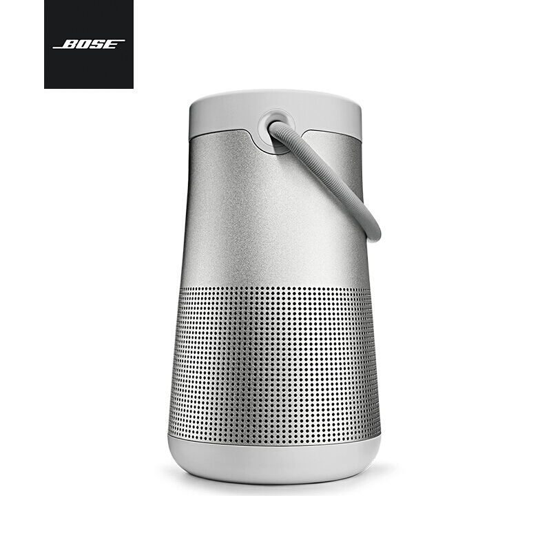 Bose SoundLink Revolve+ 蓝牙扬声器--银/灰色 360度环绕防水无线音箱/音响 大水壶 便携式_http://www.chuangxinoa.com/img/images/C202012/1606880781530.jpg