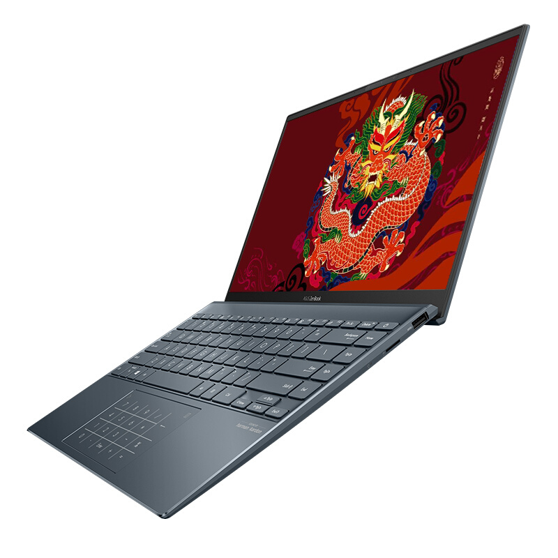华硕(ASUS)灵耀14锐龙版 7nm8核 13.5mm超轻薄14英寸商务办公手提笔记本电脑(R7 16G 512G 高色域)松木青_http://www.chuangxinoa.com/img/images/C202012/1606962652169.jpg