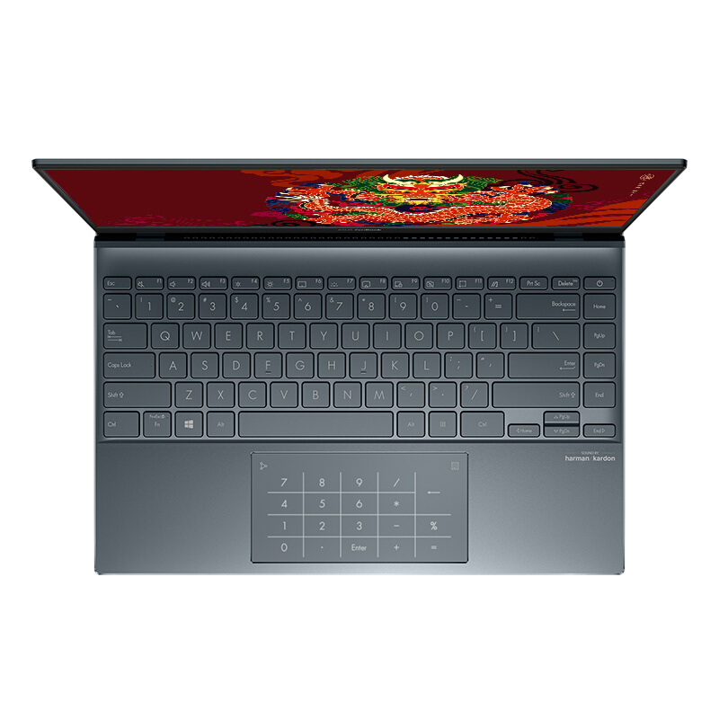 华硕(ASUS)灵耀14锐龙版 7nm8核 13.5mm超轻薄14英寸商务办公手提笔记本电脑(R7 16G 512G 高色域)松木青_http://www.chuangxinoa.com/img/images/C202012/1606962652742.jpg