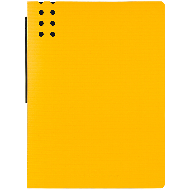 飞兹(fizz)单强力文件夹子A4加厚款/彩色资料夹/档案夹/办公用品/试卷收纳夹 橙色FZ101021