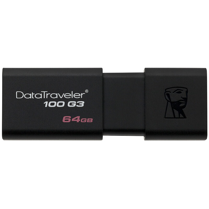 金士顿（Kingston）64GB USB3.0 U盘 DT100G3 黑色 滑盖设计 时尚便利_http://www.chuangxinoa.com/img/images/C202101/1610945272674.jpg
