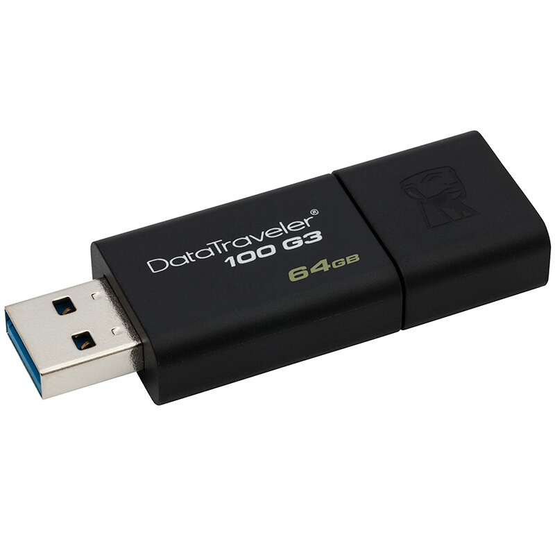 金士顿（Kingston）64GB USB3.0 U盘 DT100G3 黑色 滑盖设计 时尚便利_http://www.chuangxinoa.com/img/images/C202101/1610945272750.jpg