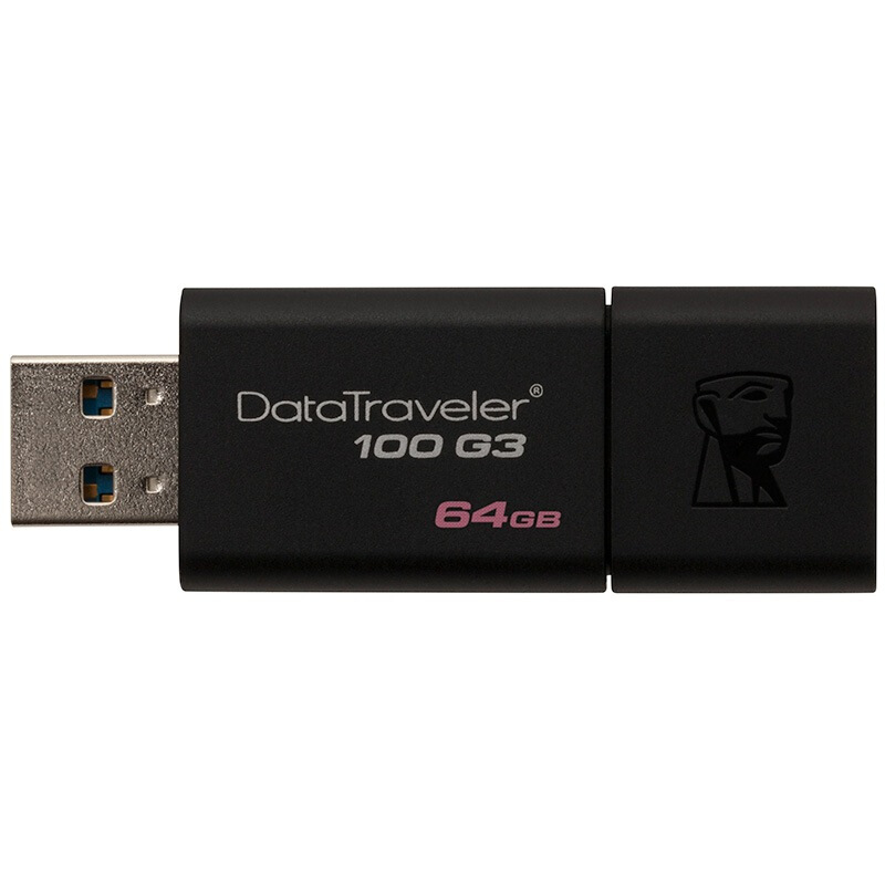 金士顿（Kingston）64GB USB3.0 U盘 DT100G3 黑色 滑盖设计 时尚便利_http://www.chuangxinoa.com/img/images/C202101/1610945273301.jpg