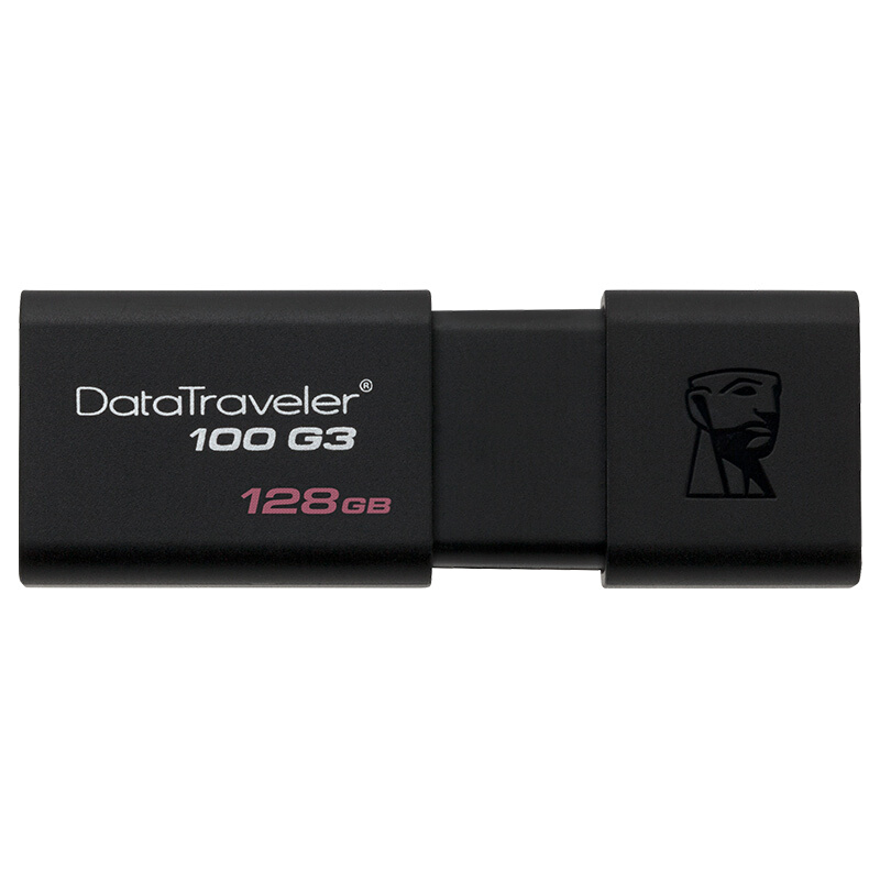 金士顿（Kingston）128GB USB3.0 U盘 DT100G3 读速130MB/s 黑色 滑盖设计 时尚便利_http://www.chuangxinoa.com/img/images/C202101/1610948365194.jpg
