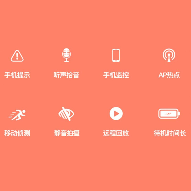 乔安（JOOAN）微型监控摄像头迷你小型无线袖珍监控器摄像机夜视高清手机远程监控电池免插电 1080P【JA-A1】