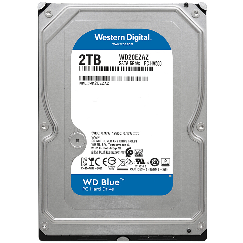 西部数据(Western Digital)蓝盘 2TB SATA6Gb/s 256MB 台式机械硬盘(WD20EZAZ)_http://www.chuangxinoa.com/img/images/C202101/1611112737479.jpg