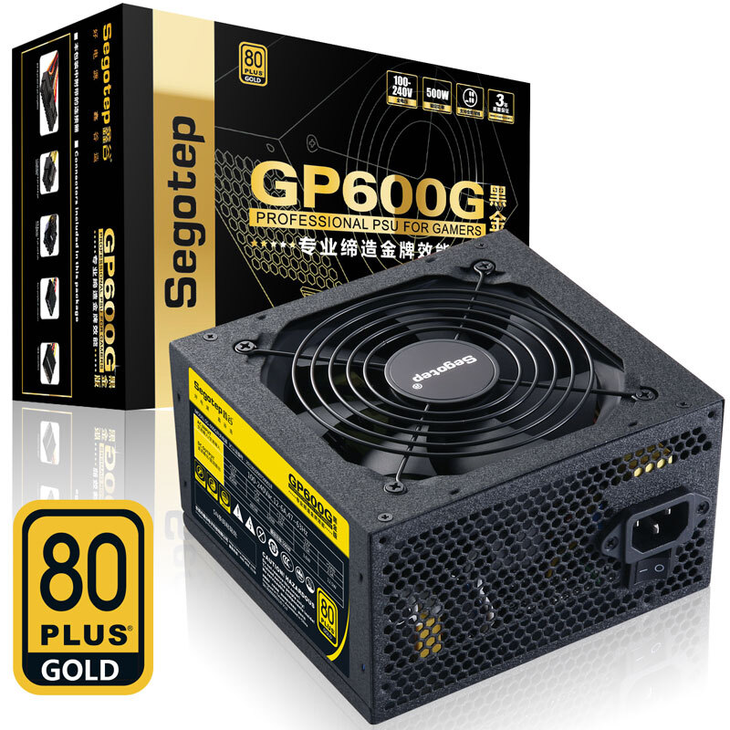 鑫谷（Segotep）额定500W GP600G黑金版电源（金牌认证/宽幅/背线/智能温控风扇/台式机电脑主机箱电源）_http://www.chuangxinoa.com/img/images/C202103/1616997769017.jpg