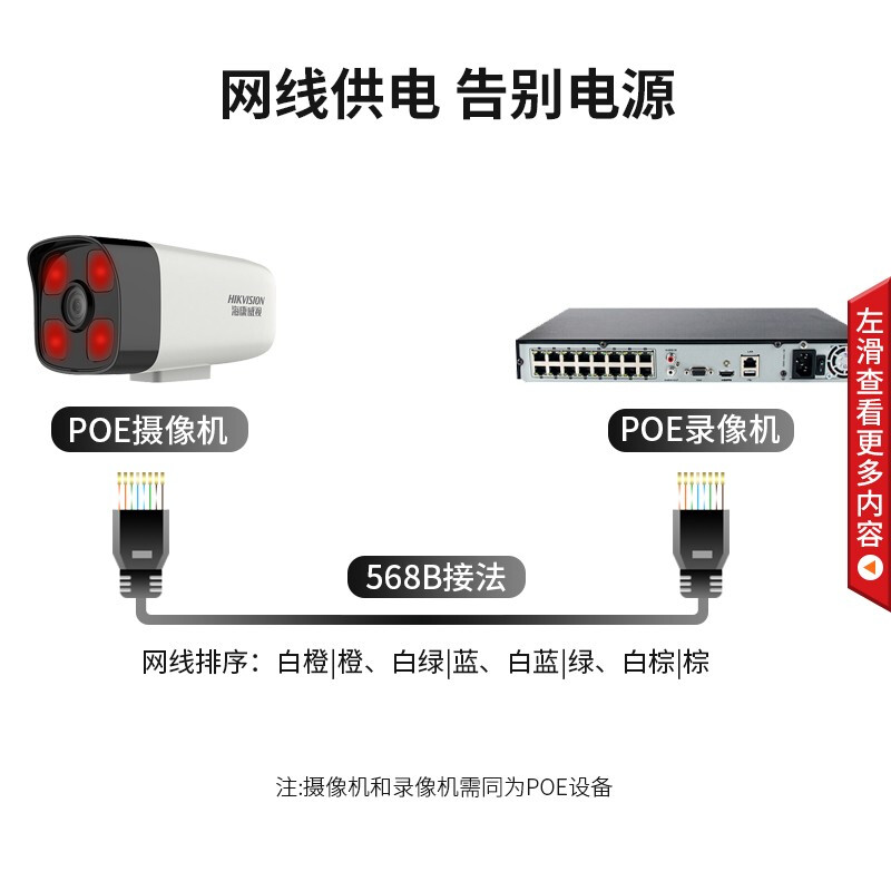 海康威视监控摄像头200万高清POE网线供电红外夜视商超学校室外防水移动侦测手机远程安装便捷B12V2-I 4MM  6MM_http://www.chuangxinoa.com/img/images/C202104/1617259090888.jpg