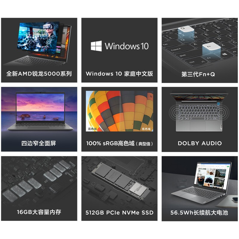 联想(Lenovo)小新Air14锐龙版14英寸全面屏轻薄笔记本电脑(6核12线程R5-5500U 16G 512G 高色域)深空灰_http://www.chuangxinoa.com/img/images/C202104/1617682424357.jpg