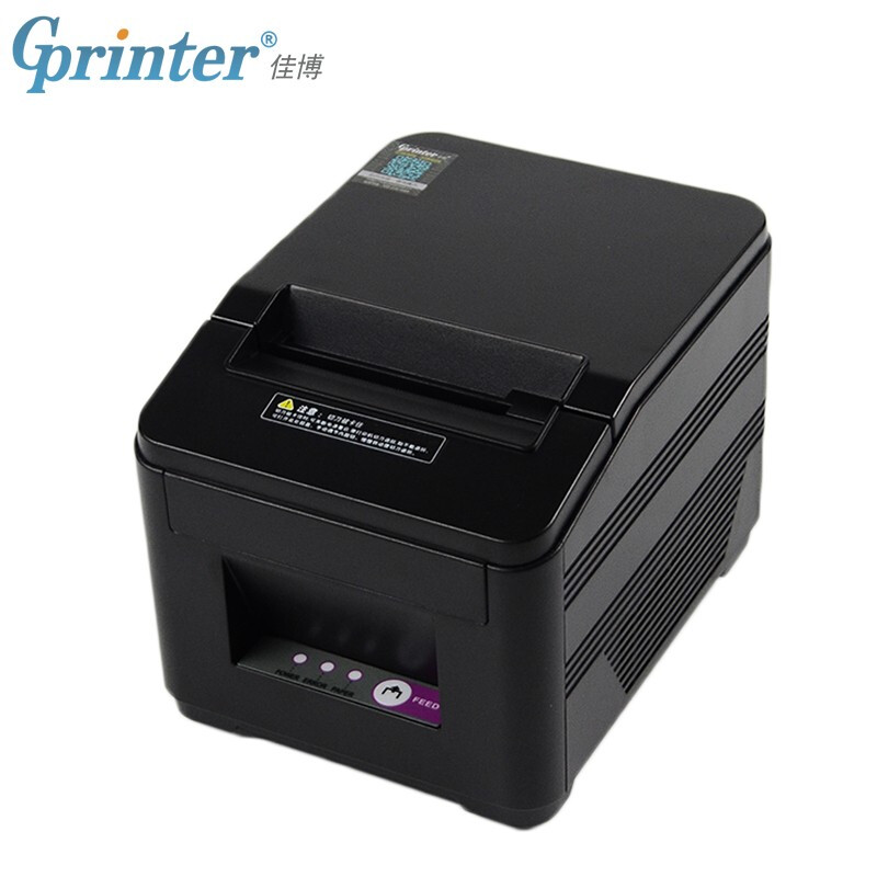 佳博(Gprinter) GP-L80180I 80mm 热敏小票打印机 电脑USB/串口链接 餐饮后厨超市零售外卖自动打单 带切刀