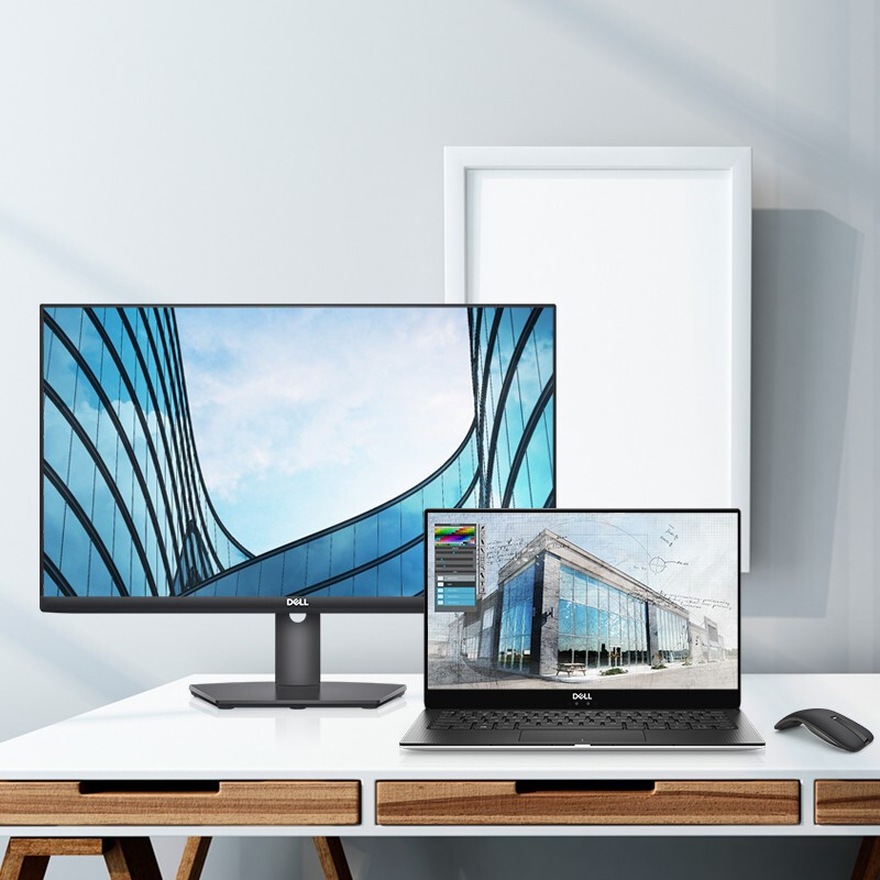 戴尔（DELL）S2421HSX 23.8英寸 IPS 旋转升降 低蓝光 FreeSync技术 三边微边框 可壁挂  电脑显示器