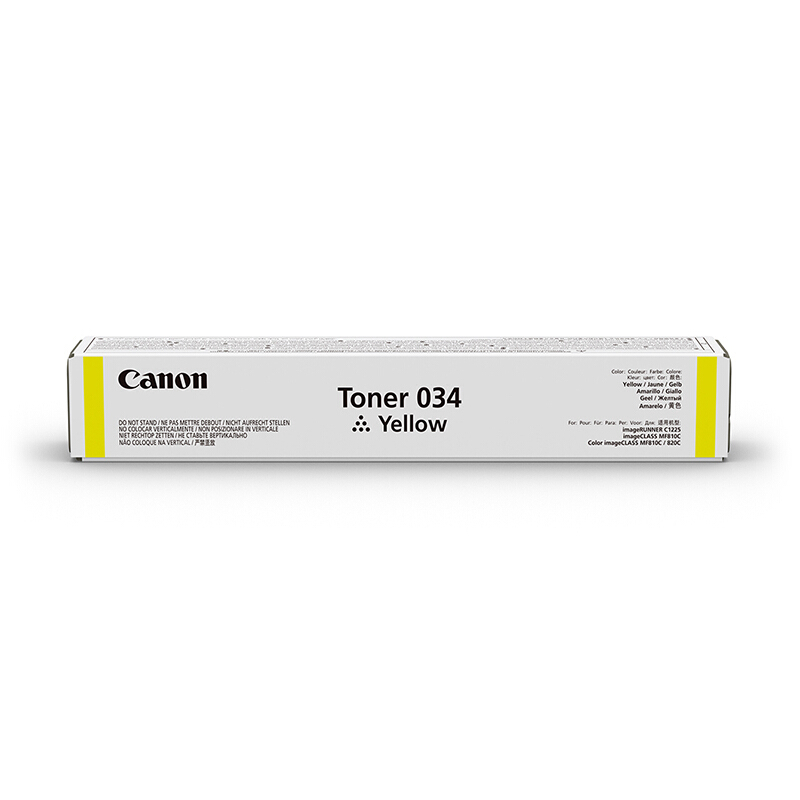 佳能（Canon）墨粉盒Toner CRG034 Y黄色-适用iC MF810Cdn