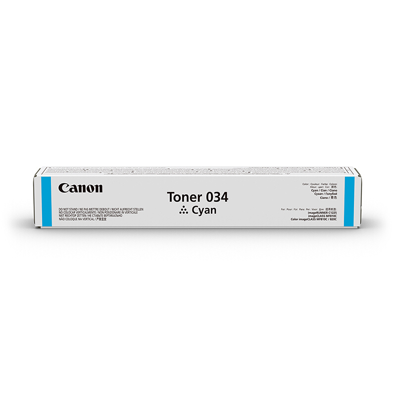 佳能（Canon）墨粉盒Toner CRG034 C青色-适用iC MF810Cdn