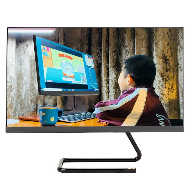 联想（Lenovo）AIO520C 23.8英寸 一体机 台式机 电脑 商务办公 i3-10110U 8G 512G SSD 黑色