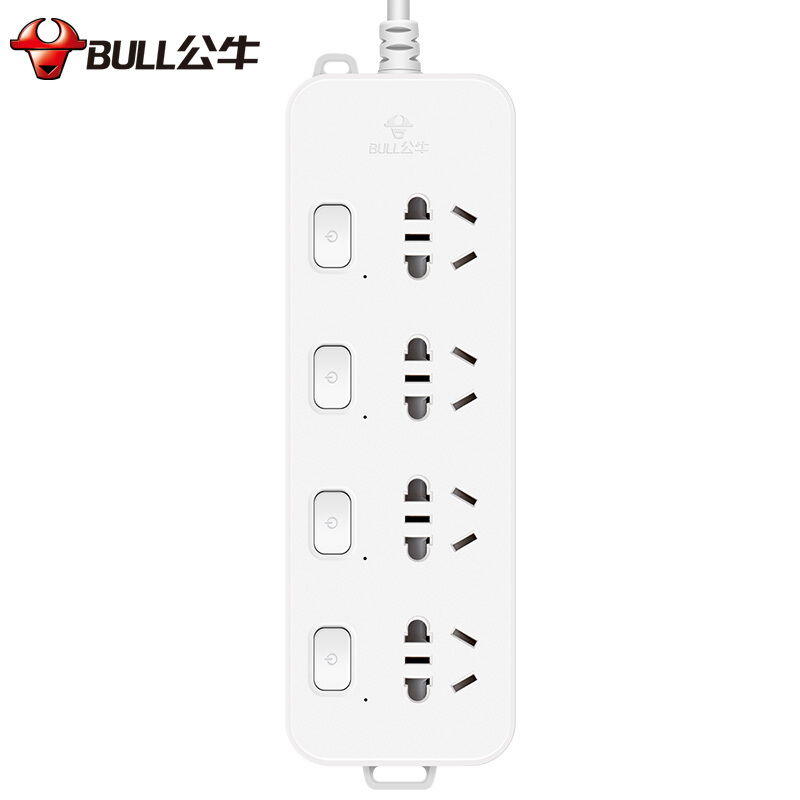 公牛（BULL）新国标分控插座/插线板/插排/排插/接线板/拖线板 GN-B3043 4位分控全长1.5米 独立开关_http://www.chuangxinoa.com/img/images/C202109/1632362826208.jpg