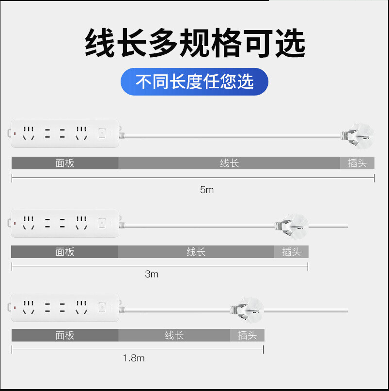 德力西(DELIXI)新国标插座/插排/排插/插板/插线板/接线板/拖线板 4位总控 1.8米 K2X2Z_http://www.chuangxinoa.com/img/images/C202203/1646639328430.png