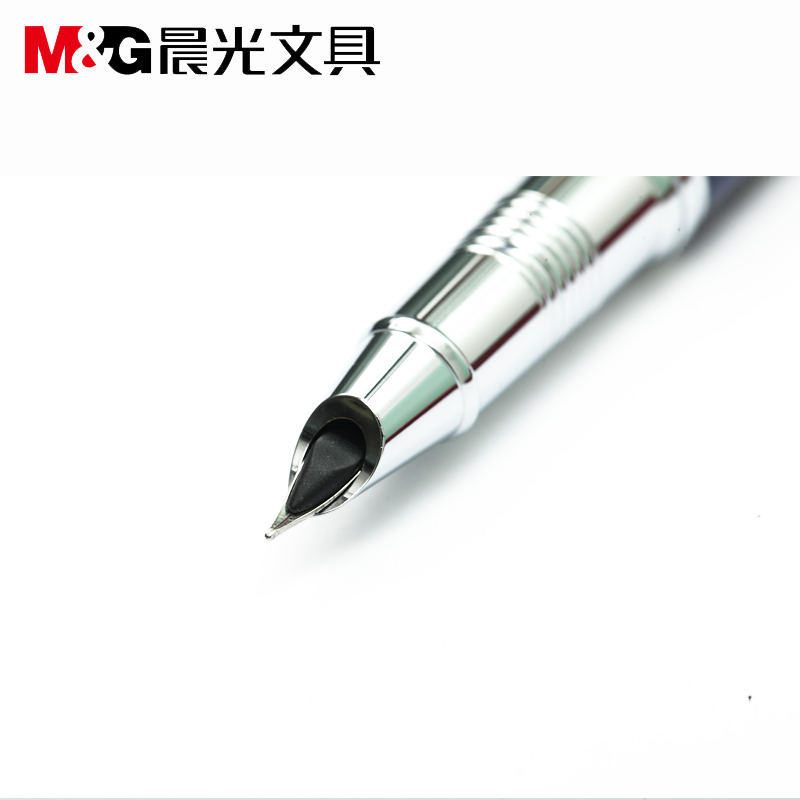 晨光文具办公用品商务金属墨水笔学生练字钢笔0.5MM AFP43301_http://www.chuangxinoa.com/img/sp/images/20170614155008182787433.jpg