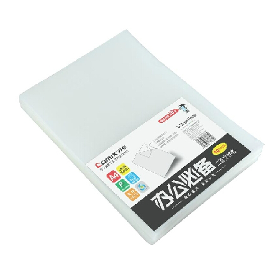 齐心 E310 办公必备二页文件套 A4(透明)