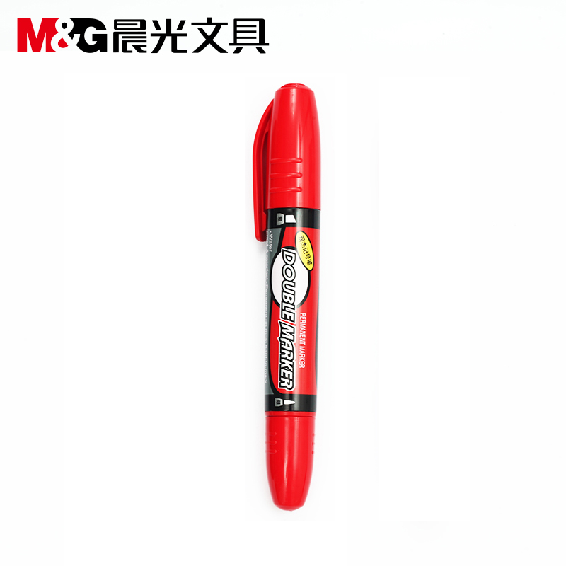 晨光记号笔双杰MG2110红