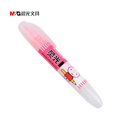 晨光荧光笔米菲MF5301粉红
