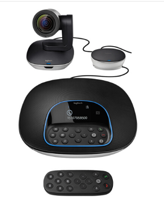 罗技(Logitech) 商务高清视频会议摄像头 CC3500e 1080P USB免驱 10倍无损变焦