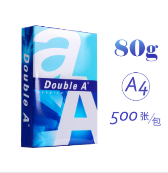 DoubleA A4 80G 复印纸 500张/包（5包/箱） 全木浆中性纸，不易发黄变脆 松厚度高，不卡纸_http://www.chuangxinoa.com/img/sp/images/201805170934066448751.png