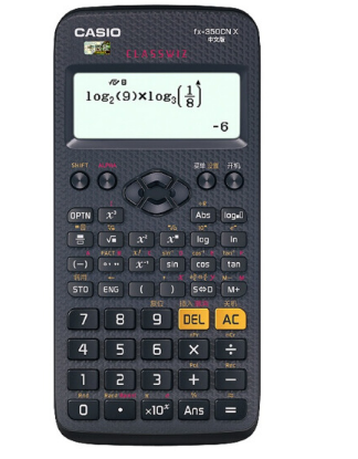 卡西欧（CASIO） FX-350CN X-SU-DH 中文函数科学计算器 黑色