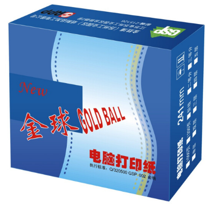 APP金球（Gold Ball） 381-1 电脑打印纸 单联132列（不撕边 颜色：全白）_http://www.chuangxinoa.com/img/sp/images/201805231454523480001.png
