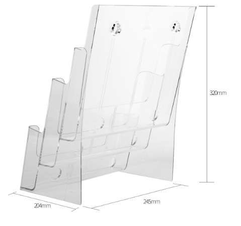 得力(deli)三层A4 亚克力桌面资料展示架 挂墙宣传单杂志架 9318_http://www.chuangxinoa.com/img/sp/images/201805231701034417502.png