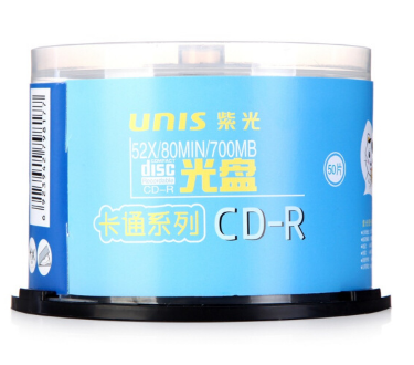 紫光（UNIS）CD-R光盘/刻录盘 天海卡通系列 52速700M 桶装50片（版面随机）_http://www.chuangxinoa.com/img/sp/images/201805241434330511251.png