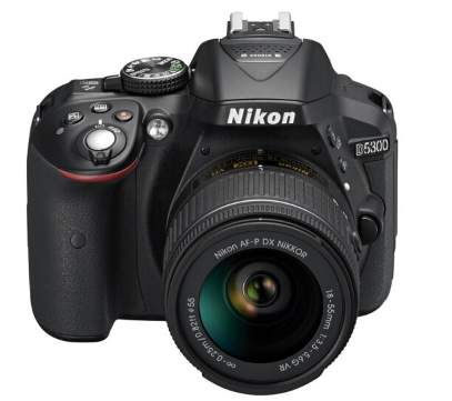 尼康（Nikon） D5300 单反套机（AF-P DX 尼克尔 18-55mm f/3.5-5.6G VR）黑色_http://www.chuangxinoa.com/img/sp/images/201805291338424261252.png