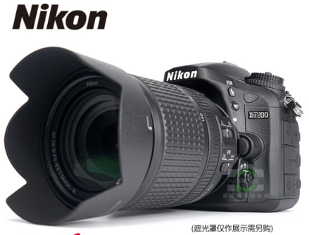 尼康（Nikon）D7200 单反相机套机 照相机 尼康18-140 f/3.5-5.6G ED VR