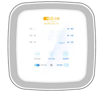 亚都 (YADU）壁挂式新风机 空气智能管家 新风系统YJX-B150室内外空气循环 三重净化 空气净化 清新空气_http://www.chuangxinoa.com/img/sp/images/201806011445213323752.png