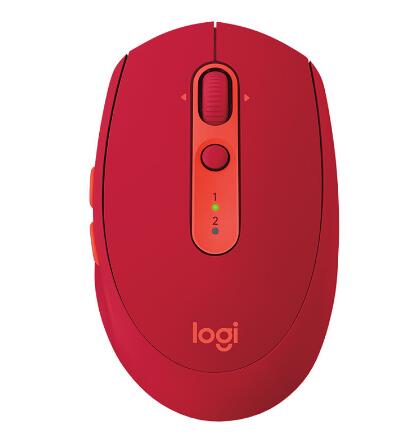 罗技（Logitech） M590 多设备静音无线鼠标 无线蓝牙鼠标 (宝石红)_http://www.chuangxinoa.com/img/sp/images/201806021509045355001.jpg