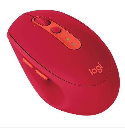 罗技（Logitech） M590 多设备静音无线鼠标 无线蓝牙鼠标 (宝石红)_http://www.chuangxinoa.com/img/sp/images/201806021509045355002.jpg