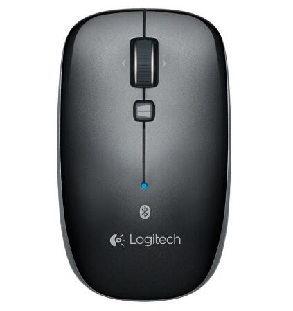 罗技（Logitech） M557/558 多平台连接蓝牙无线鼠标 (黑色) 额外可定制按键 四向滚轮