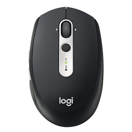 罗技（Logitech） M585 多设备无线鼠标 蓝牙鼠标 (石墨黑) 满足您的个性需求：高精度滚动