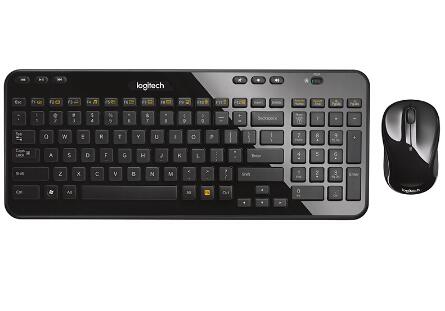 罗技（Logitech） MK365 无线键鼠套装 巧克力键盘（黑色）