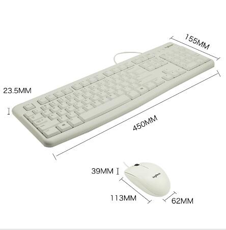罗技（Logitech） MK120 鼠标键盘套装 三年质保 (白色) 坚固耐用的键鼠套装，集舒适、时尚和简约于一身_http://www.chuangxinoa.com/img/sp/images/201806041101136136253.jpg