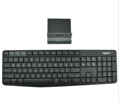 罗技（Logitech） K375s 多设备 无线蓝牙键盘 （黑色） 支持多设备的全尺寸键盘，满足您的多种办公需求！