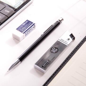 得力(deli)学生考试金属自动活动铅笔套装 (自动铅笔+铅芯+橡皮)黑色33391_http://www.chuangxinoa.com/img/sp/images/201806041751210667503.jpg