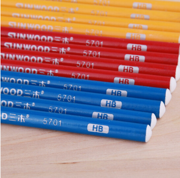 三木(SUNWOOD) 5701 HB彩色漆三角杆铅笔 12支/盒 学生文具_http://www.chuangxinoa.com/img/sp/images/201806081028071917503.png